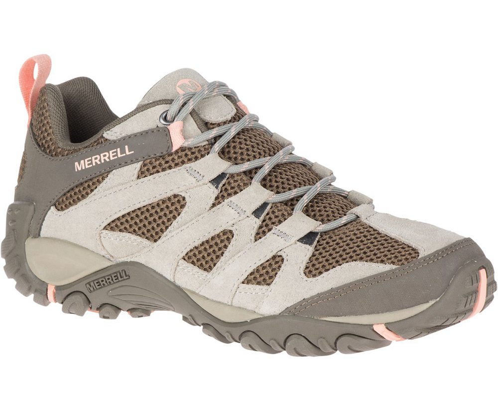 Merrell Hiking Shoes Grey - Alverstone - Womens 40FPTCLRX